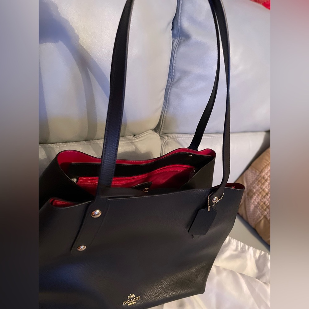 Large Coach Leather Satchel